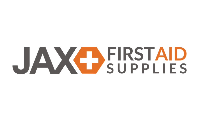 JAX First Aid Supplies logo — GripTek's hi-vis clothing partner