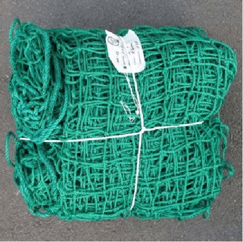 Folded green cargo net