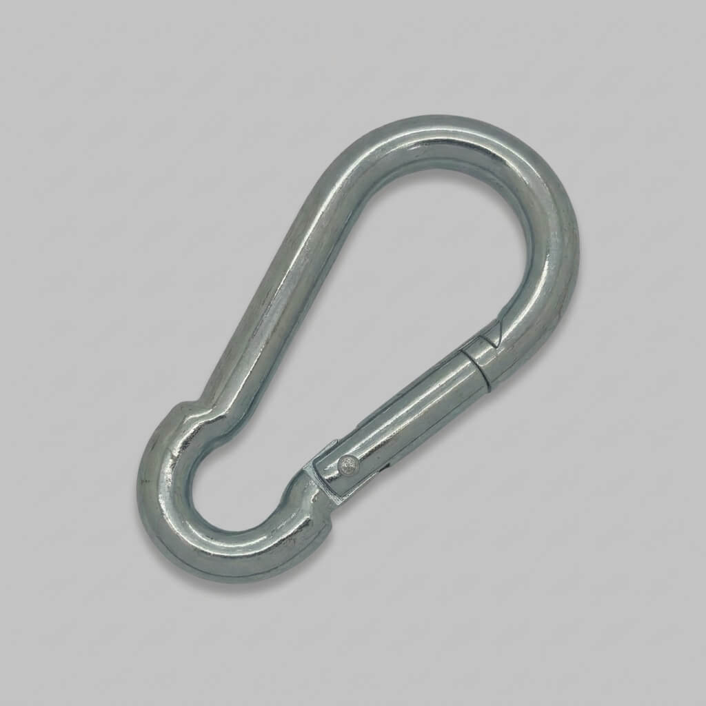 Zinc plated carbine snap hook